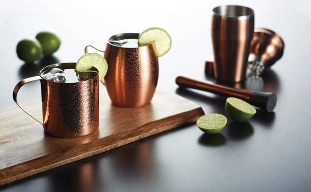 BarCraft Hrnek na koktejl Moscow Mule, 370 ml