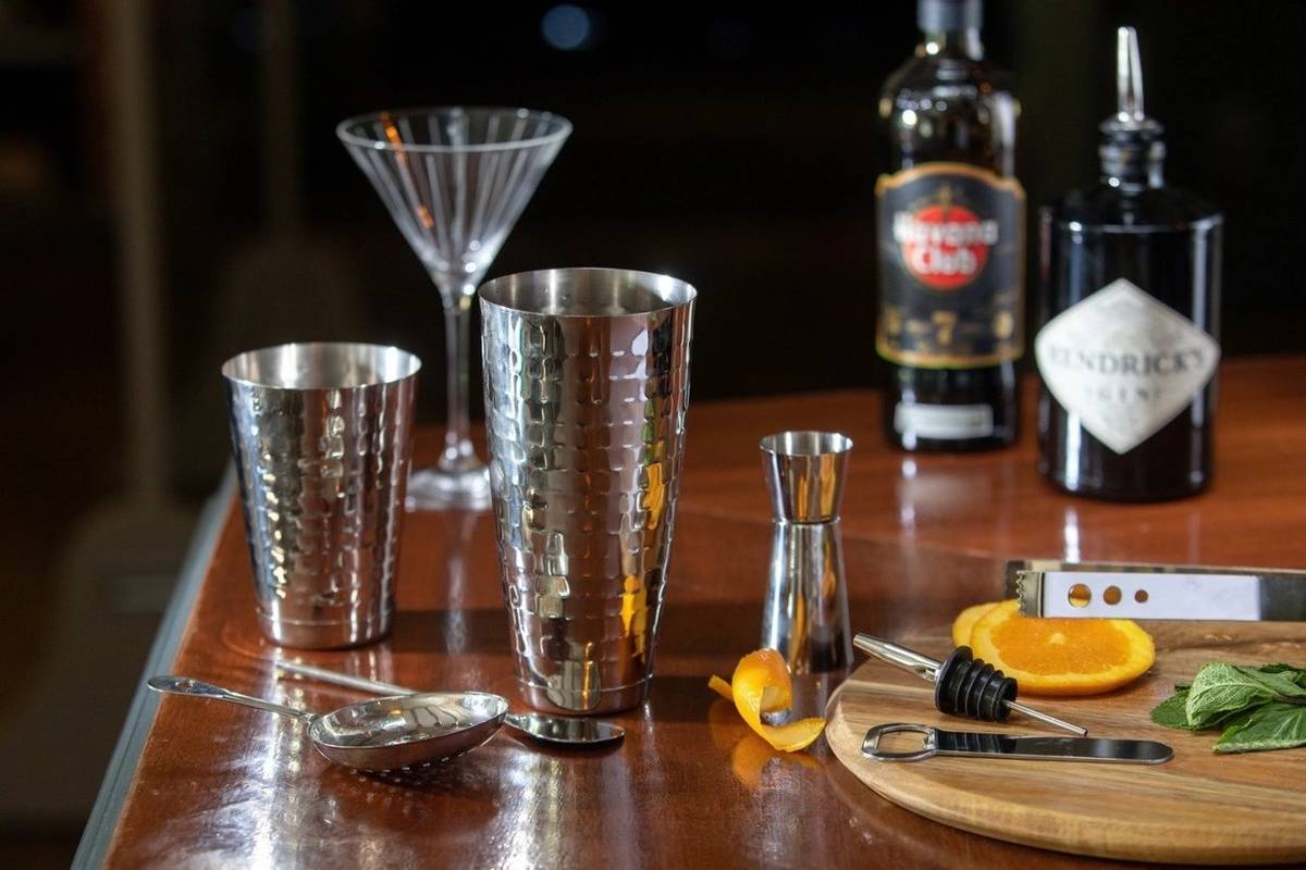 BarCraft Sada pro přípravu koktejlů Boston, 8 ks