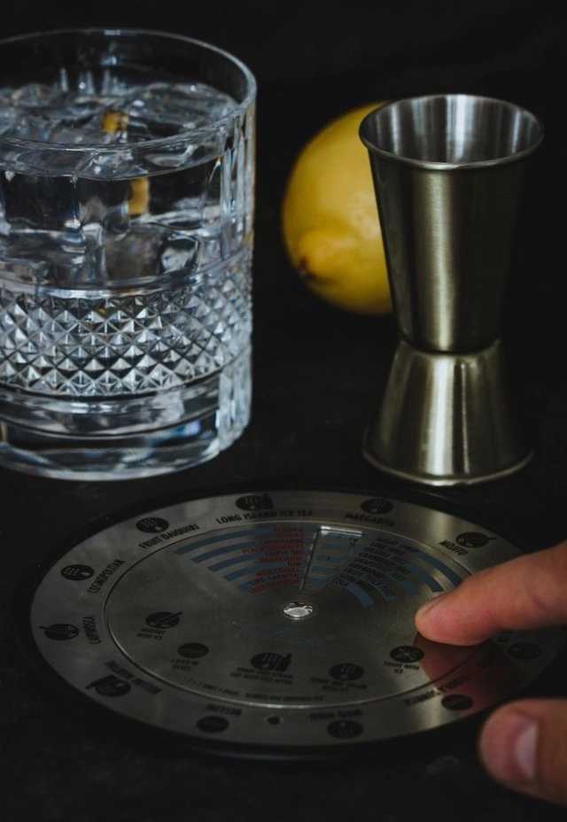 BarCraft Koktejlová karta z nerezové oceli