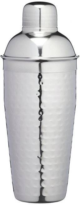 BarCraft Nerezový shaker v tepané úpravě, 700 ml