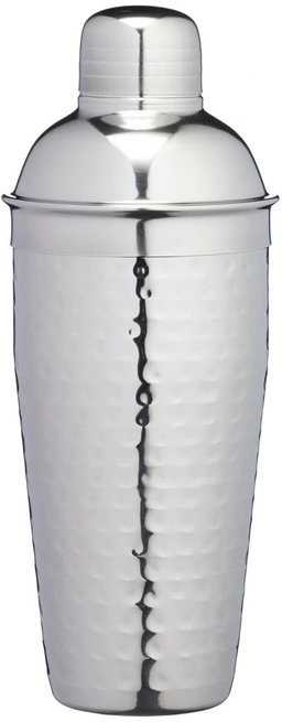 BarCraft Nerezový shaker v tepané úpravě, 700 ml