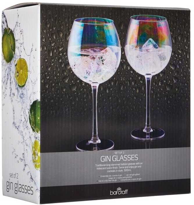 BarCraft Sada sklenic na Gin Tonic, 2 ks, 500 ml