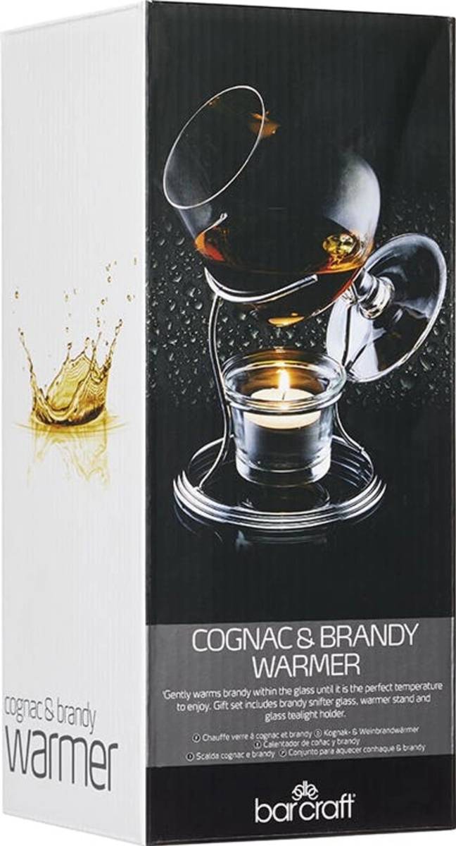 BarCraft Dárková sada na zahřívání brandy a cognacu