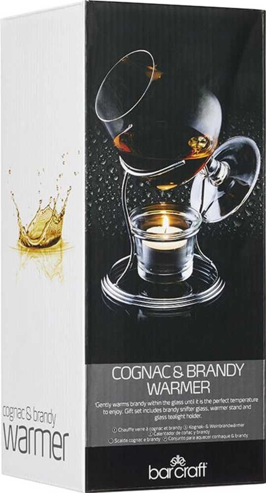 BarCraft Dárková sada na zahřívání brandy a cognacu