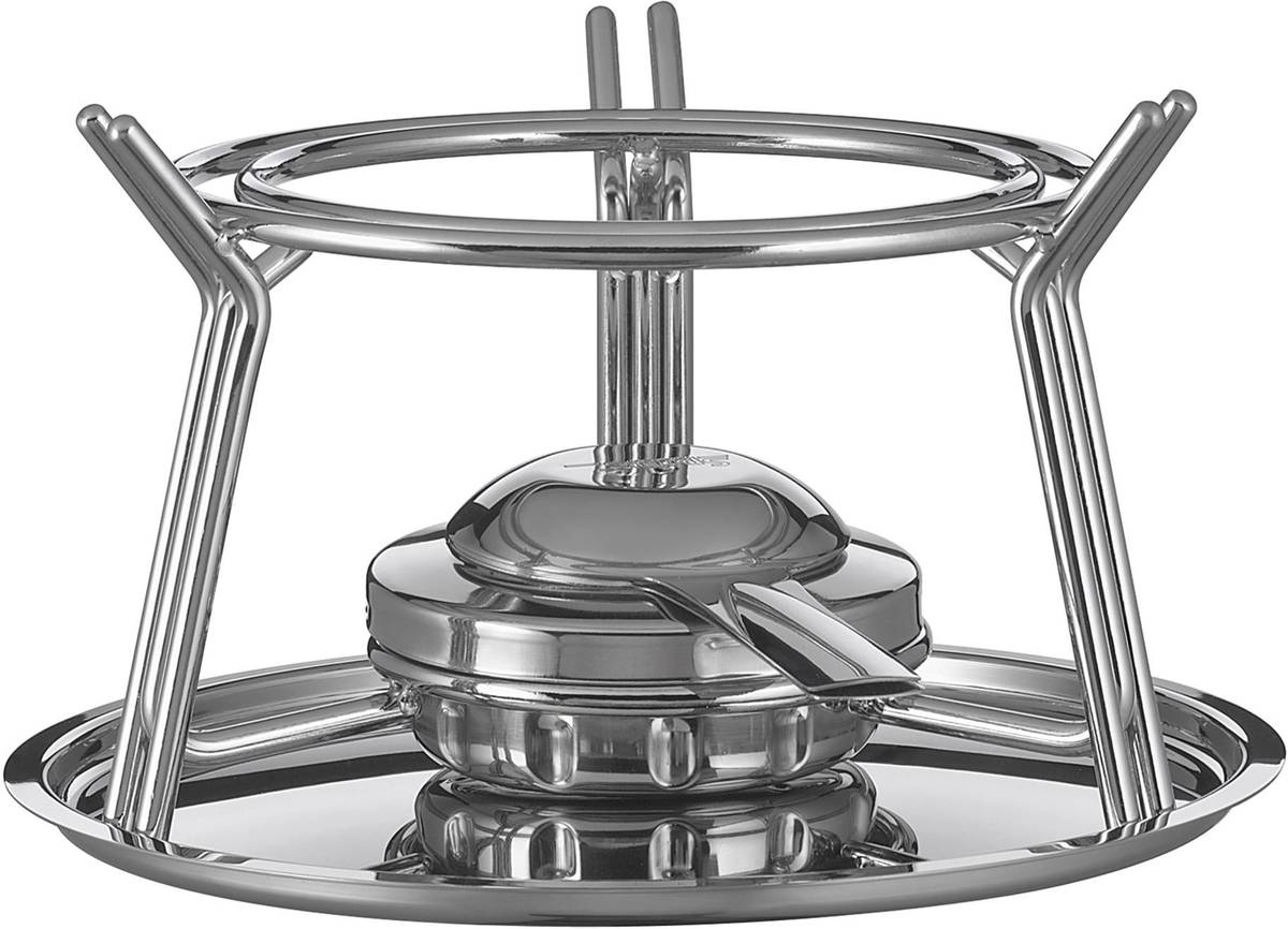 Spring Sada na fondue Aluminium Induktion, červená