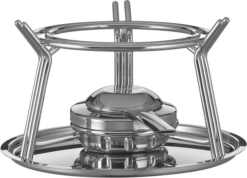 Spring Sada na fondue Aluminium Induktion, červená