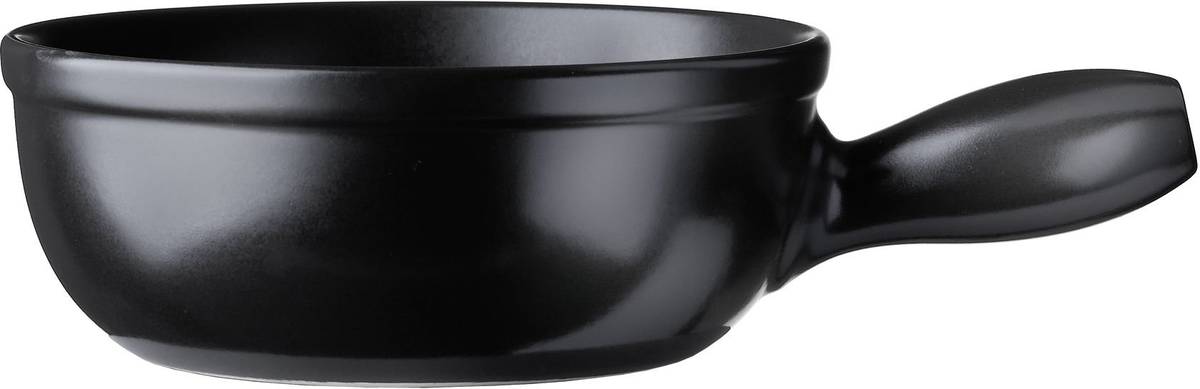 Spring Rendlík na fondue Caquelon Eco, 24 cm, černá