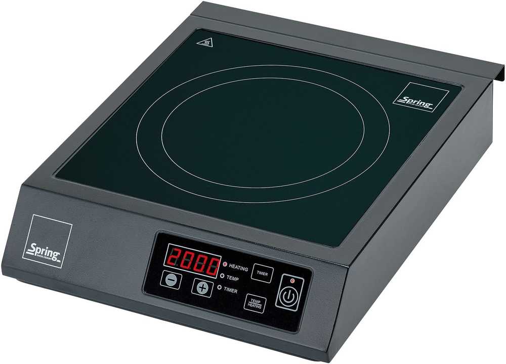 Spring Indukce Basic, 3.5 kW, černá