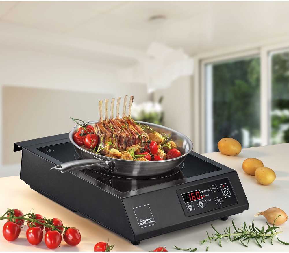 Spring Indukce Basic, 3.5 kW, černá