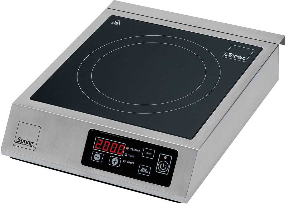 Spring Indukce Basic, 3.5 kW, nerezová