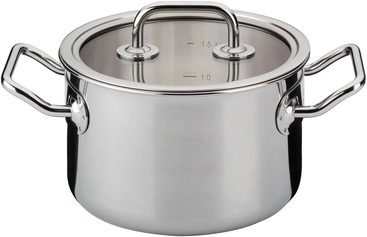 Spring Hrnec se skleněnou poklicí Brigade Basic, 16 cm