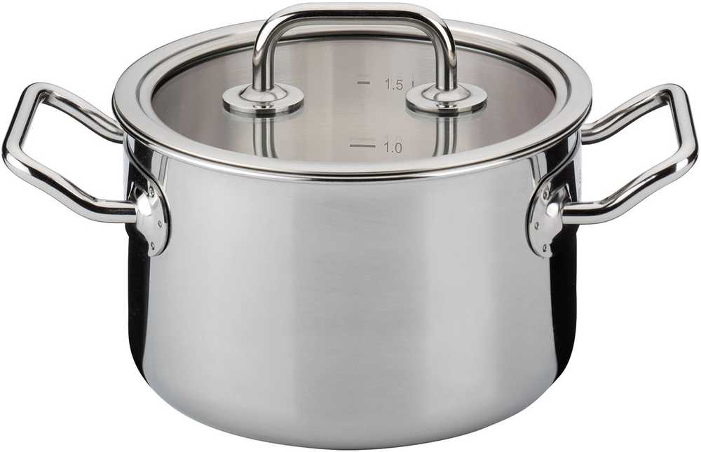 Spring Hrnec se skleněnou poklicí Brigade Basic, 16 cm