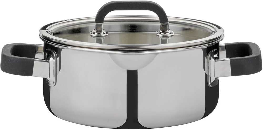 Spring Fusion2 Shallow casserole with glass lid FUSION2+ 20 cm