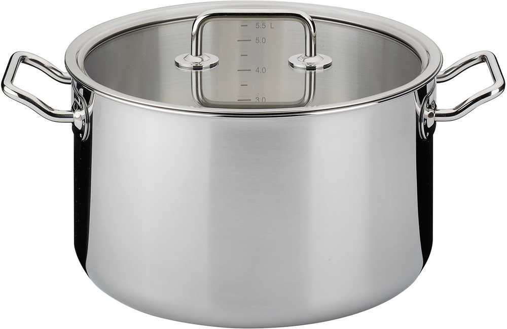 Spring Hrnec se skleněnou poklicí Brigade Basic, 24 cm