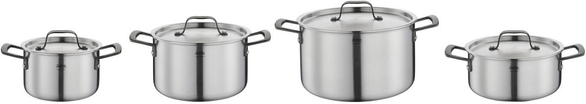 Spring Sada nádobí Gourmet, 4 ks, černá