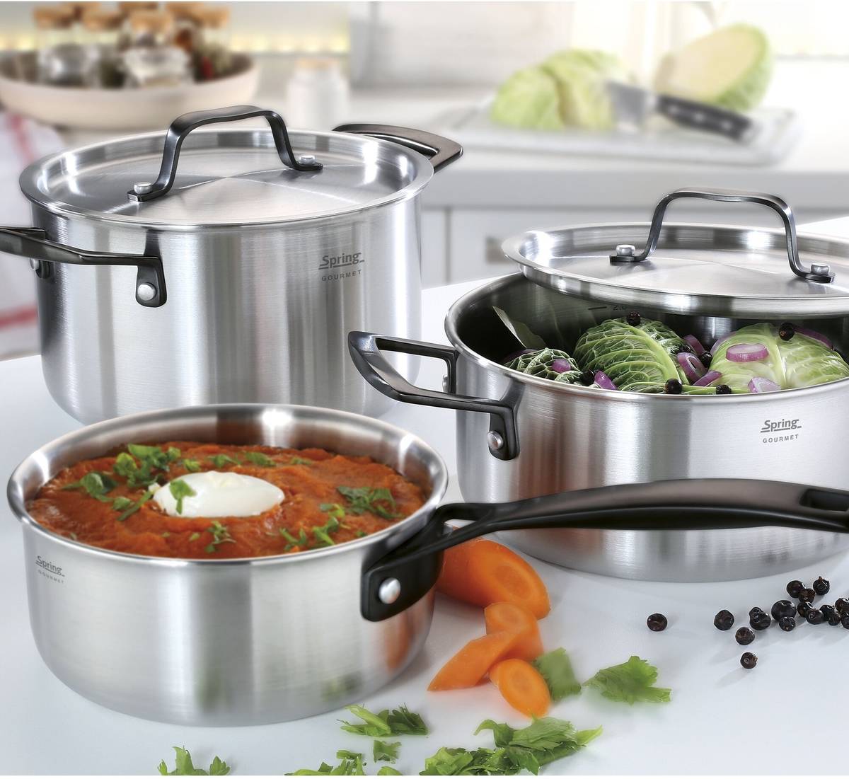 Spring Rendlík Gourmet, 16 cm, černá