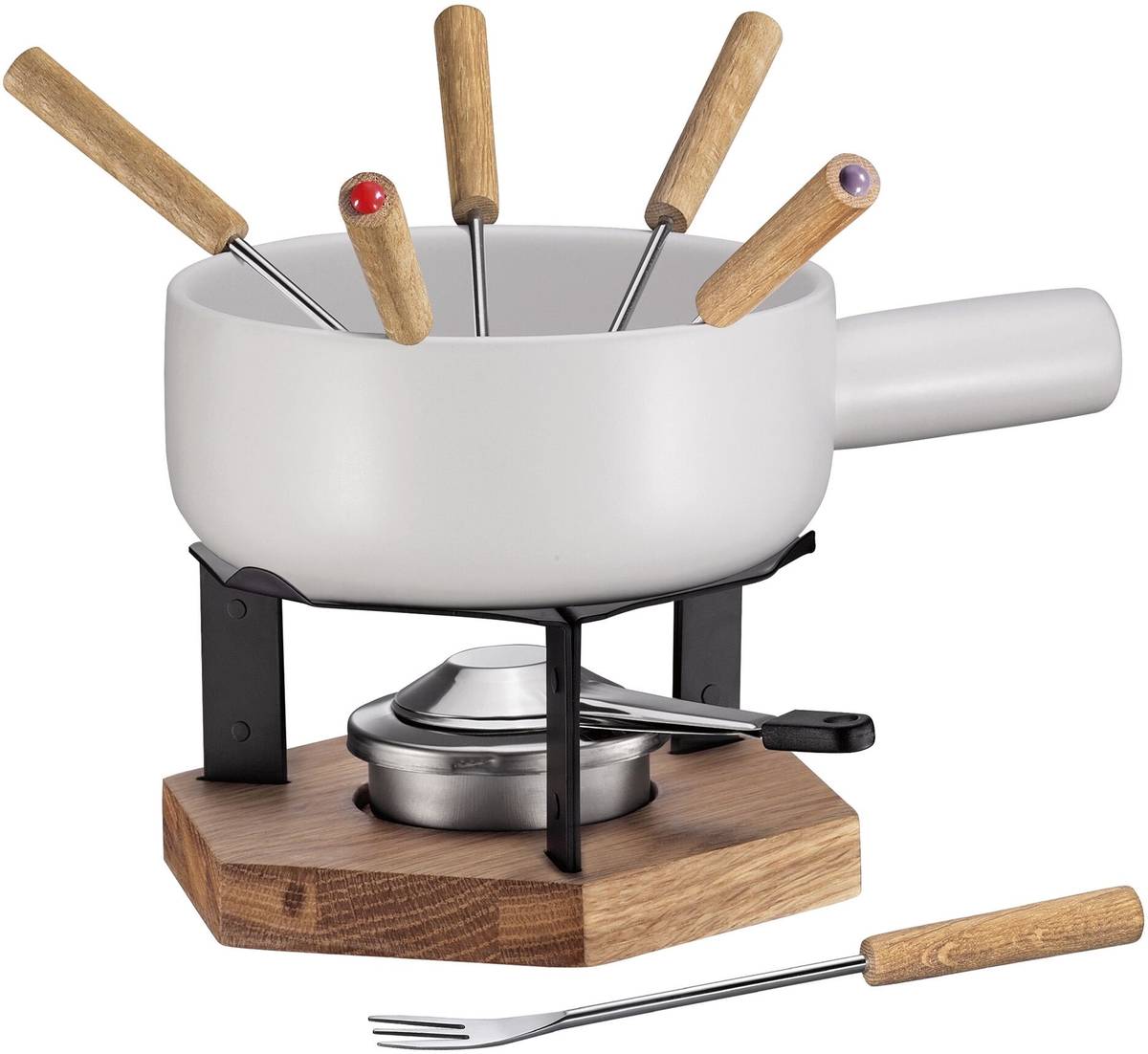 Spring Sada na fondue Winterthur, bílá