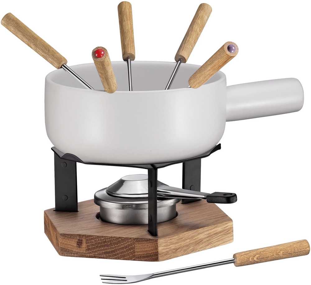 Spring Sada na fondue Winterthur, bílá