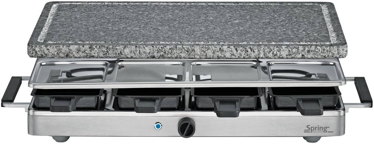 Spring Raclette8 Classic, žulový kámen