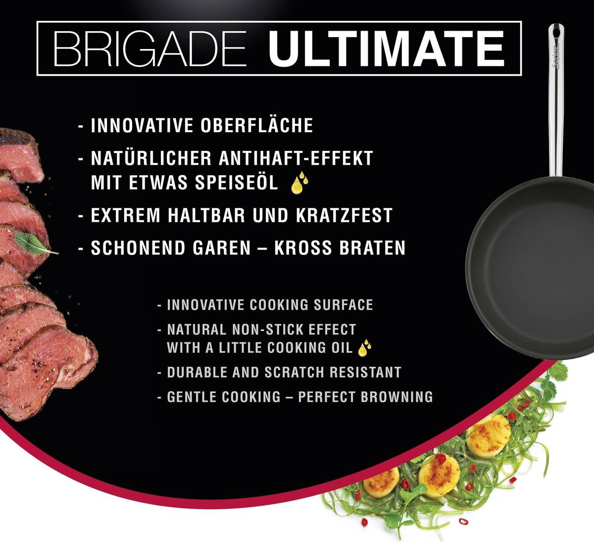 Spring Ultimate Servírovací pánev XL Brigade, 28 cm
