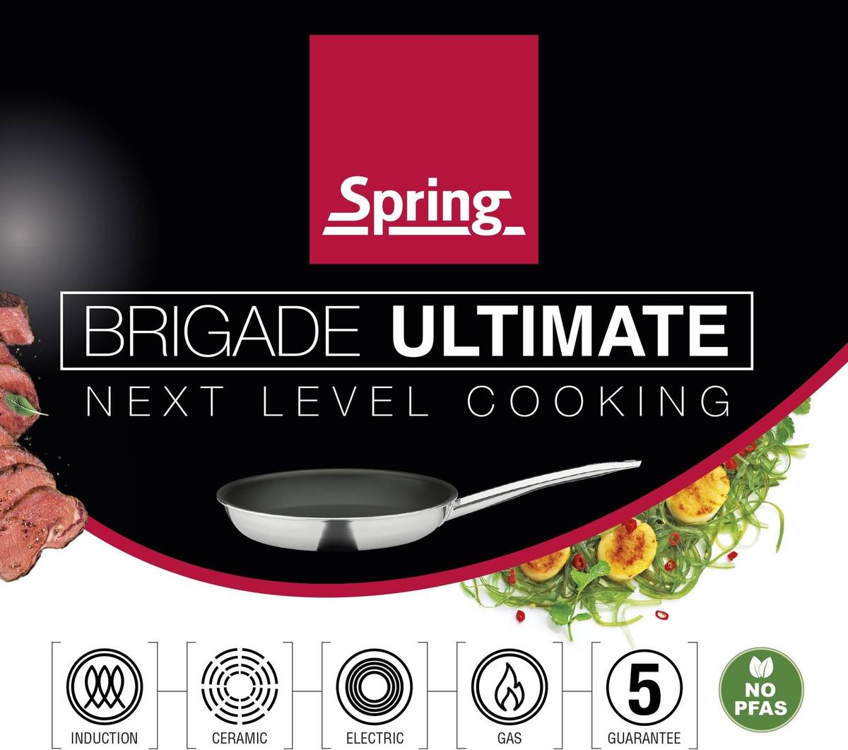 Spring Ultimate Servírovací pánev XL Brigade, 28 cm