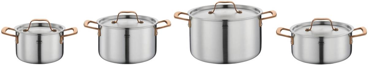 Spring Gourmet Sada nádobí, 4 ks, růžové zlato