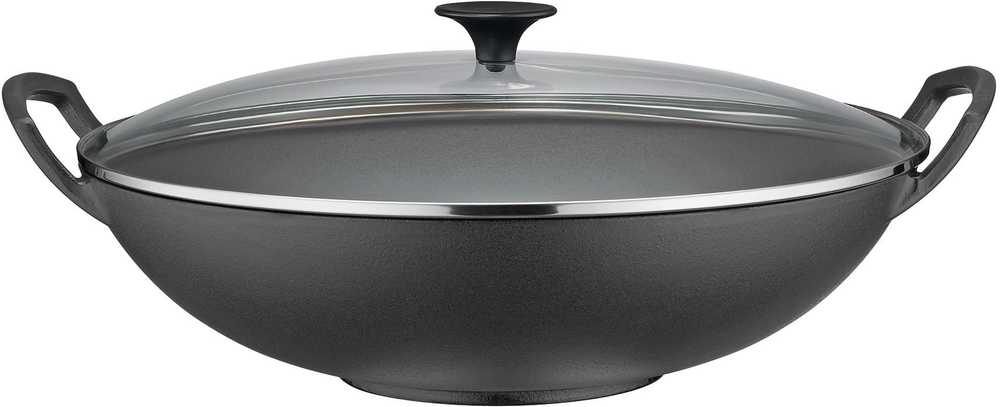 Spring Litinový Wok s poklicí, 35 cm