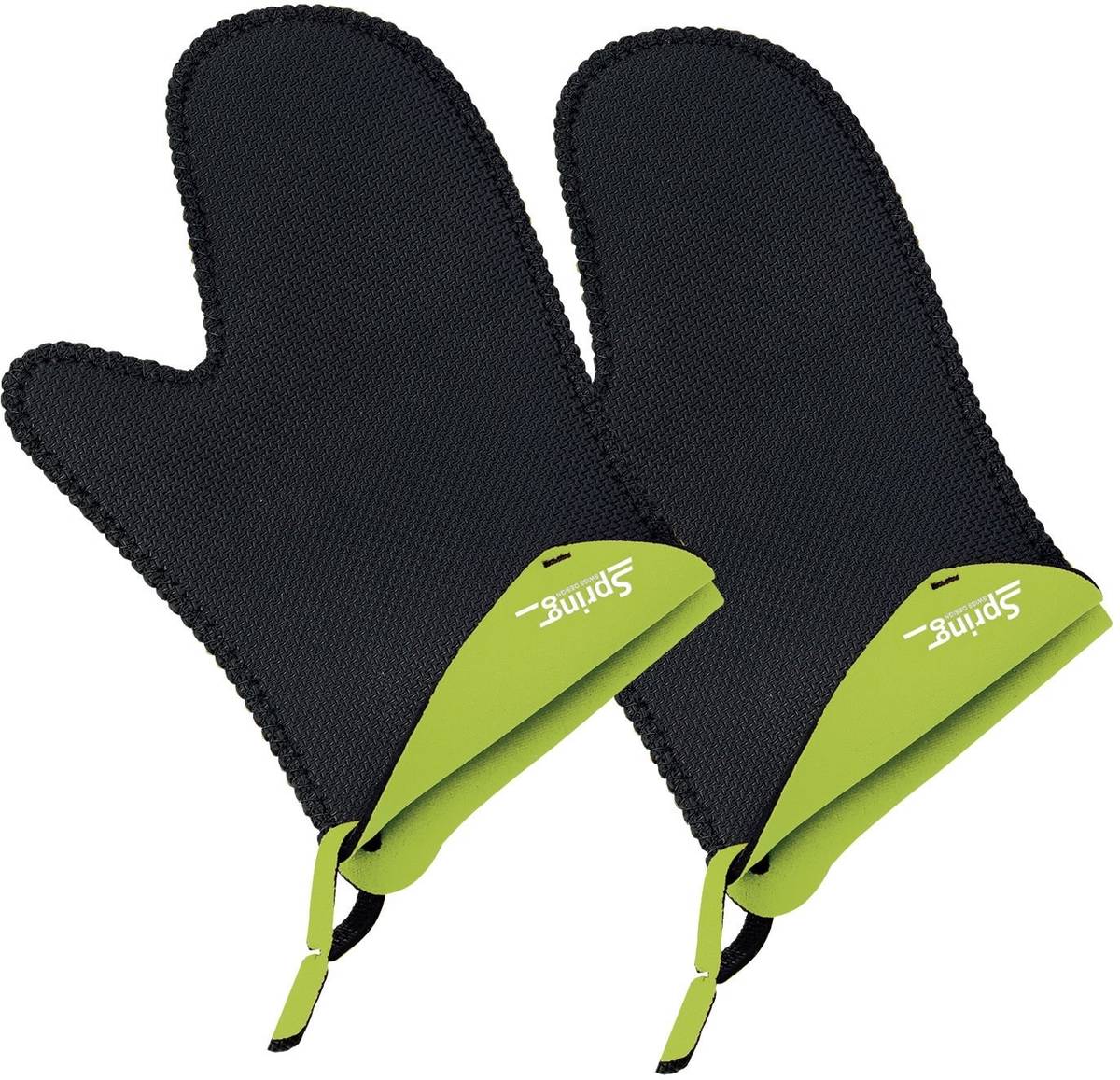 Spring Chňapky krátké, 2 ks, zelená