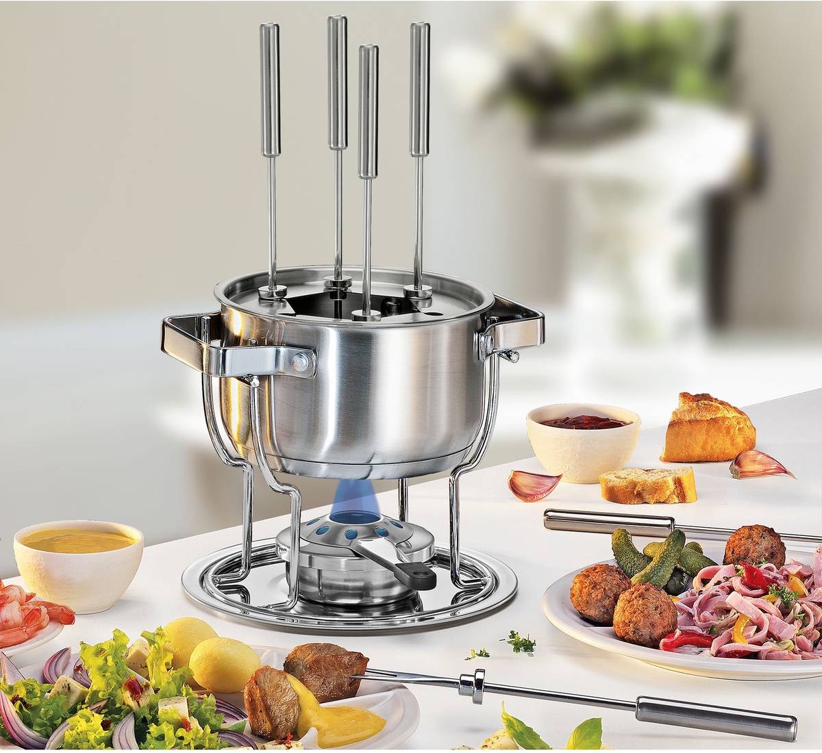 Spring Sada na fondue Davos