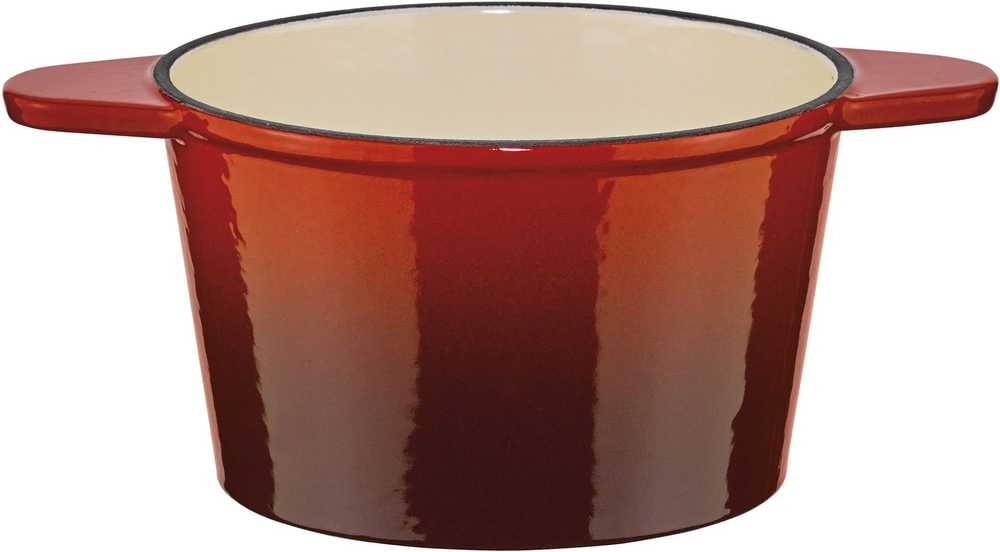 Spring Sada na fondue Grenoble, 16 cm, červená