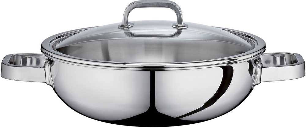 Spring Finesse2+ Pánev wok se skleněnou poklicí, 30 cm