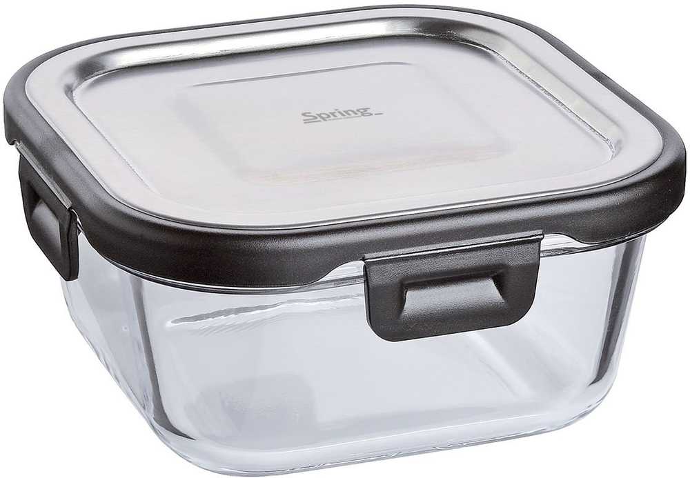 Spring Fusion2 Dóza na potraviny, hranatá, 520 ml