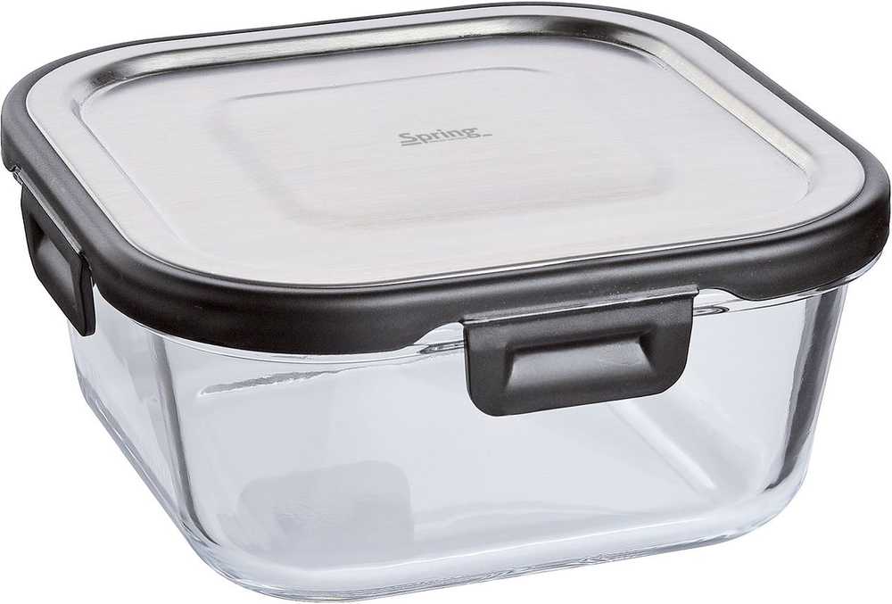 Spring Fusion2 Dóza na potraviny, hranatá, 800 ml