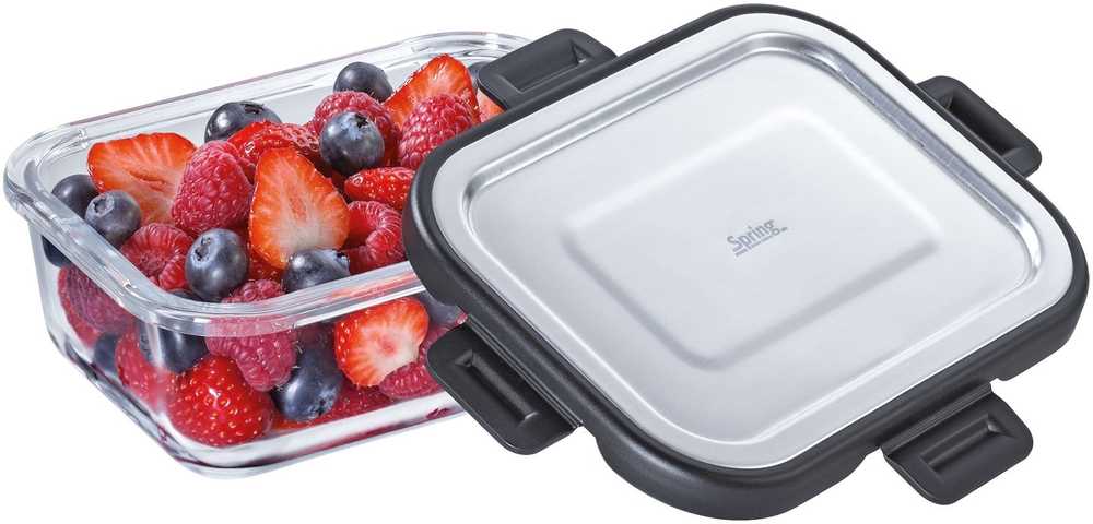 Spring Fusion2 Dóza na potraviny, obdélníková, 640 ml