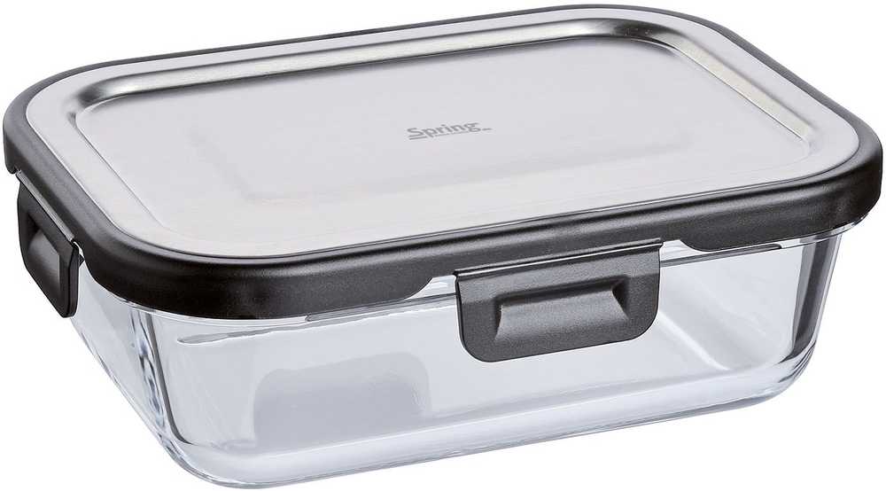 Spring Fusion2 Dóza na potraviny, obdélníková, 640 ml