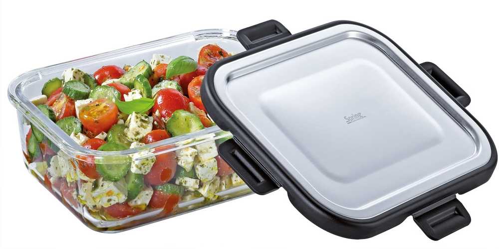 Spring Fusion2 Dóza na potraviny, obdélníková, 1 l