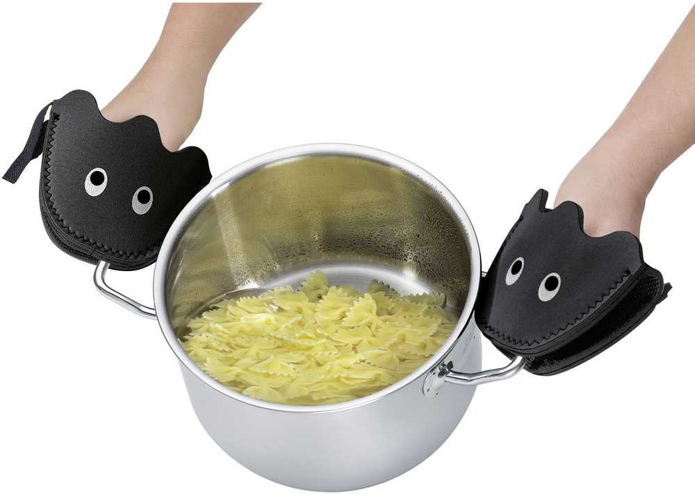 Spring Chňapky Ghost, 2 ks, černá