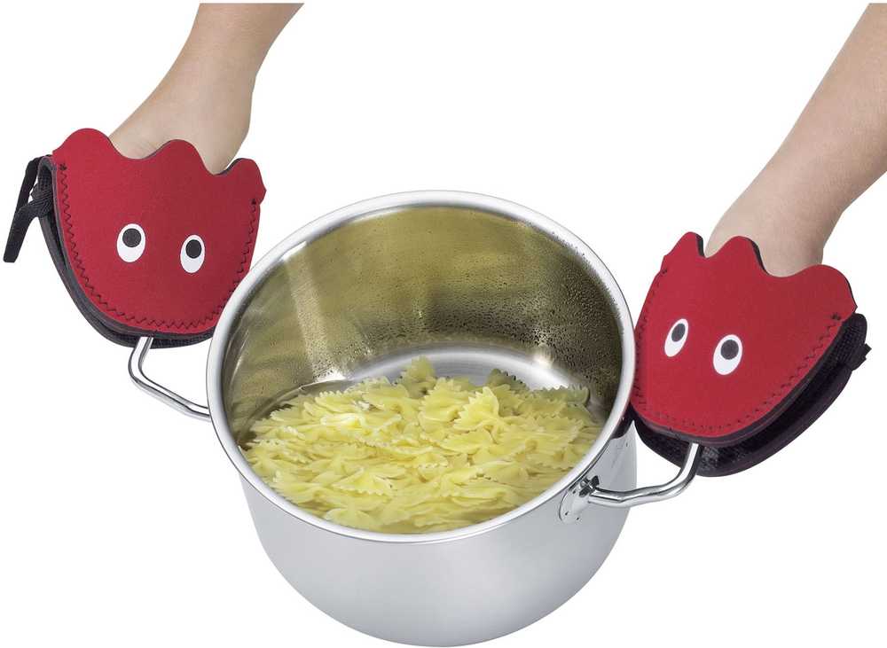 Spring Chňapky Ghost, 2 ks, červená