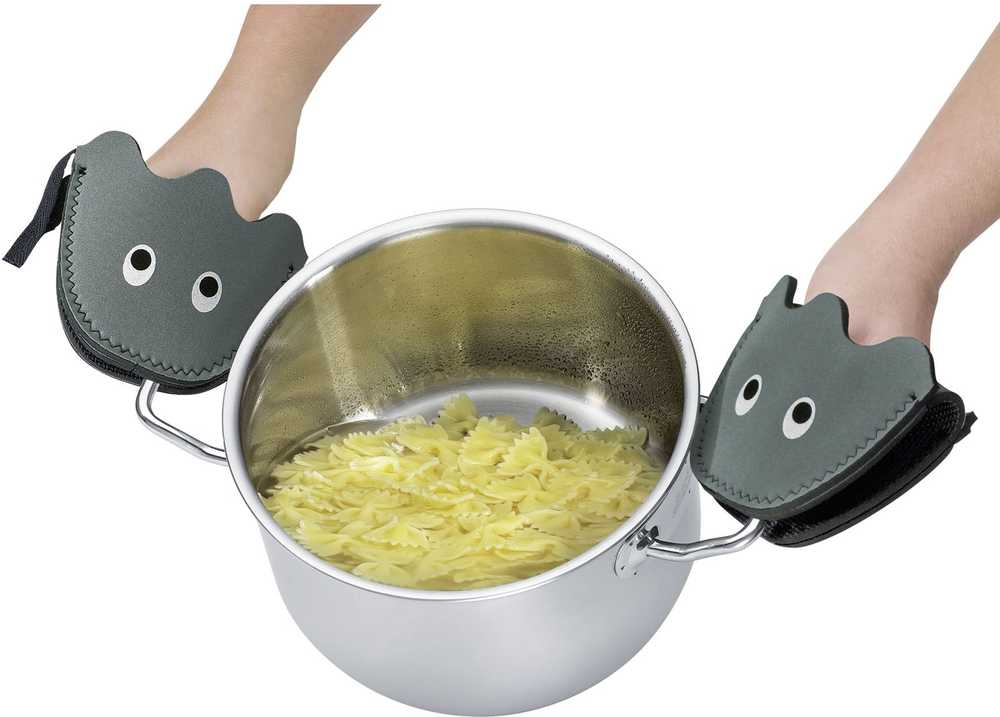 Spring Chňapky Ghost, 2 ks, šedá