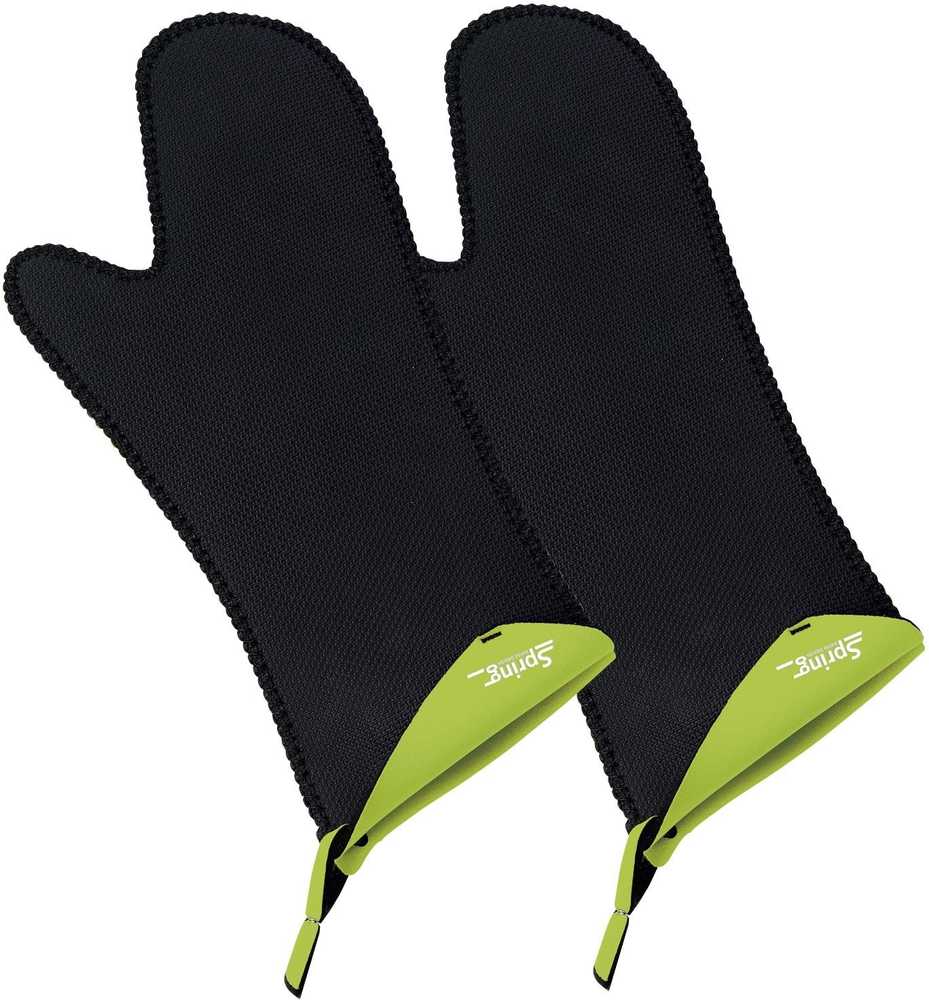 Spring Chňapky dlouhé, 2 ks, zelená