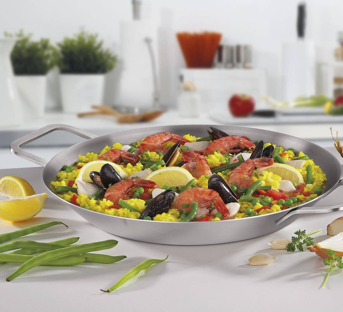 Spring Nerezová pánev na paellu Marbella, 40 cm