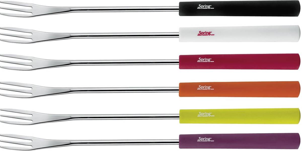 Spring Sada vidliček na fondue Classic, 6 ks, barevné