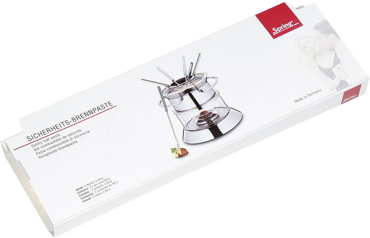 Spring Sada palivových past do fondue, 3 ks