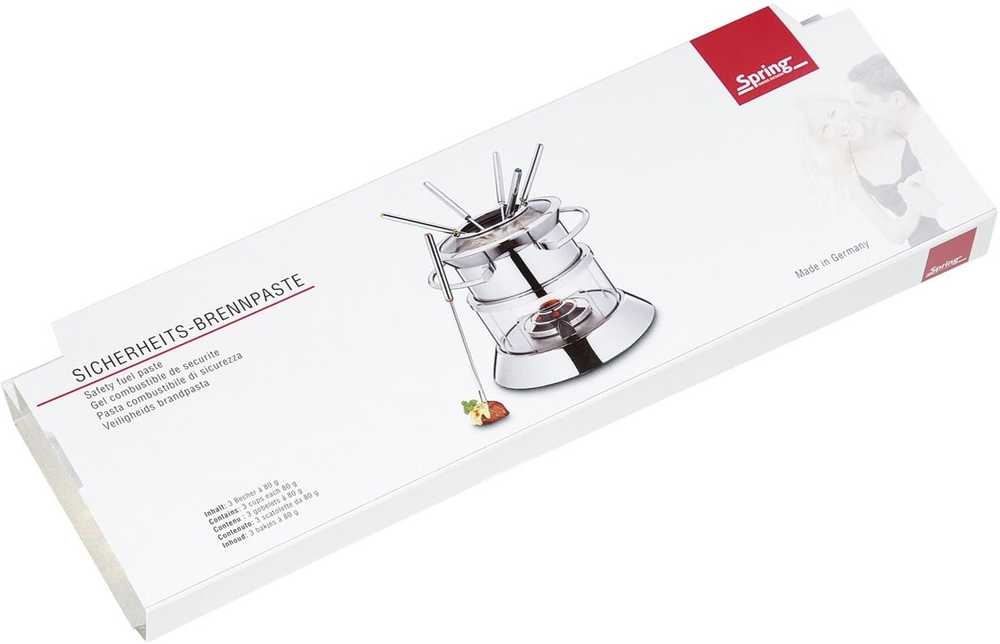 Spring Sada palivových past do fondue, 3 ks