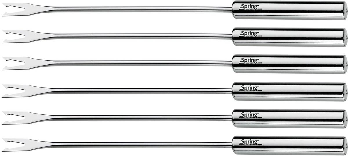Spring Sada vidliček na fondue Inox, 6 ks