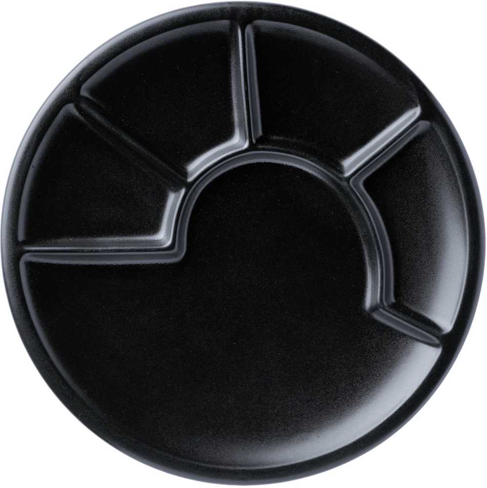 Spring Servírovací talíř na fondue, černá