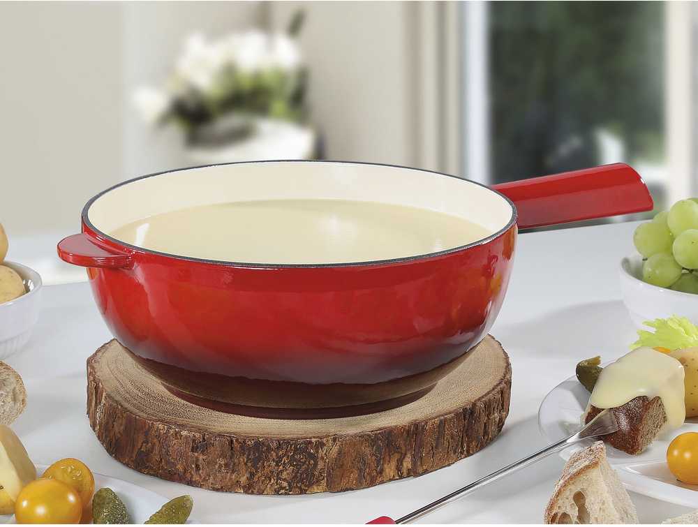 Spring Hrnec na fondue Saas-Fee, červená