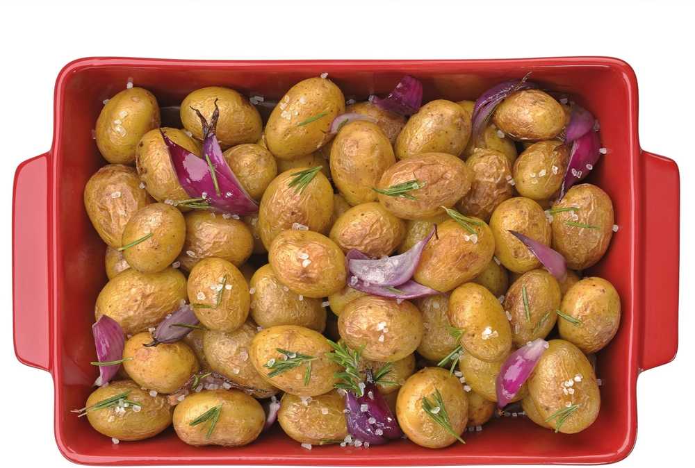 Spring Chalet Zapékací miska, obdélníková, 35 x 21 cm, červená