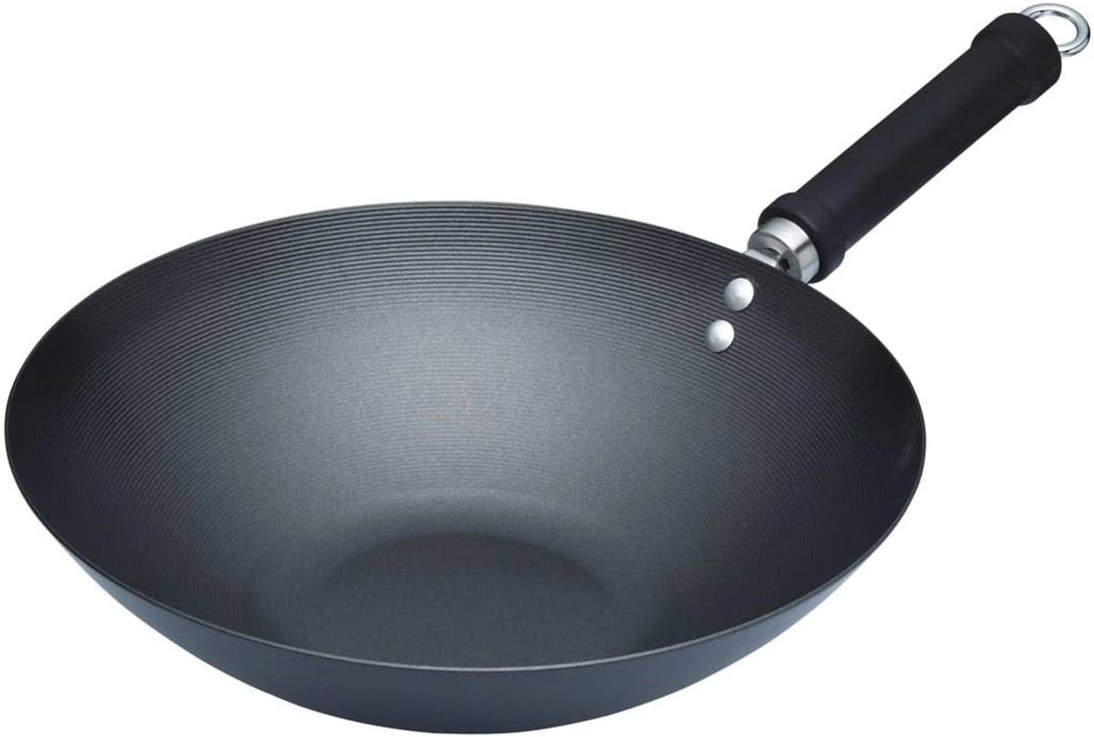 KitchenCraft World of Flavours Pánev wok s nepřilnavým povrchem, 30 cm