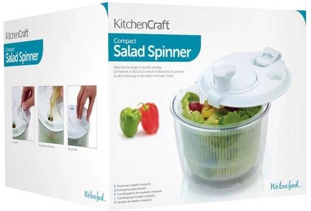 KitchenCraft Mini odstředivka na salát, 19 cm